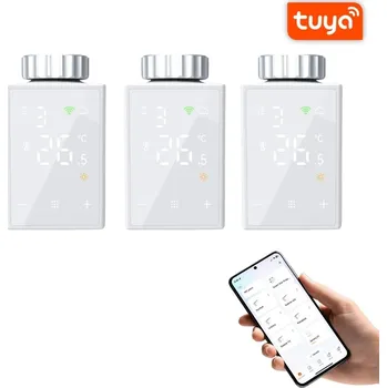 Hlavice pro radiátor Set 3 x BOT Chytrá WiFi termostatická hlavice TH3 Tuya