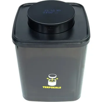 Dóza na potraviny Terpseals vakuová skleněná dóza, 2600 ml