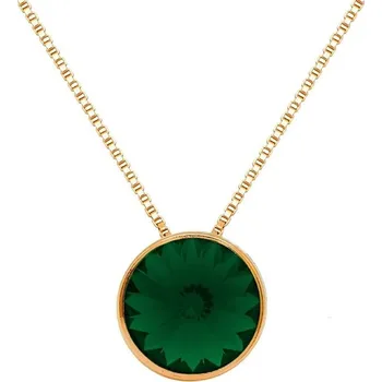 Řetízek Stříbrný zlacený řetízek s přívěskem Victoria Cruz A2809-20DG