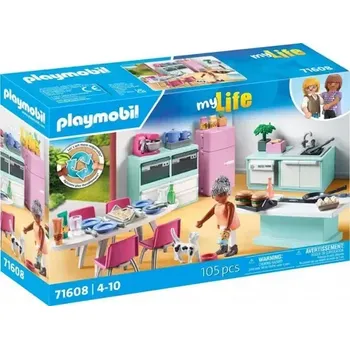 Stavebnice Playmobil Playmobil® My Life 71608 Kuchyň s jídelním koutem (P 71608)