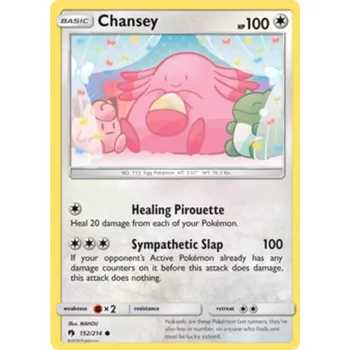 Sběratelská karetní hra Chansey 152/214 - Lost Thunder Typ karty: Non-Holo