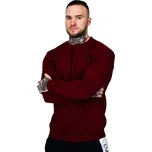 Pánská mikina GymBeam Jumper Basic Burgundy M