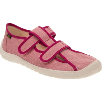 Chlapecké bačkory FARE BARE dětské papuče na suchý zip růžové - Velikost(EUR) 37 5302451