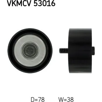 Vratná/vodicí kladka, klínový žebrový řemen SKF VKMCV 53016