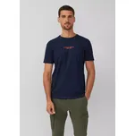 s.Oliver pánské triko s nápisem tmavě modré Velikost: XL