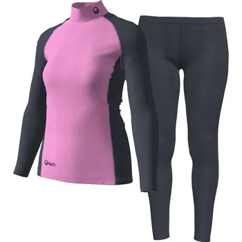 Dámské termoprádlo Dámské funkční termo prádlo Halti Avion W SET A62 Cyclamen Pink 25/26 42