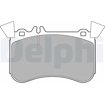 Brzdová destička Sada brzdových destiček, kotoučová brzda DELPHI LP3242
