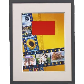 CODEX rám 50x60, hliník černá