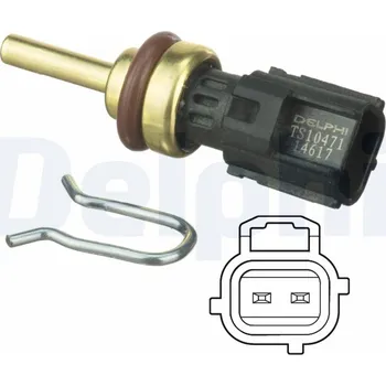 Čidlo automobilu Snímač, teplota chladiva DELPHI TS10471