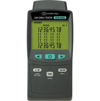 Bezpečnostní detektor Kyoritsu Tester LAN kabelů KEW 8550