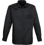 Premier Workwear Pánská košile s dlouhým rukávem PR200 Black 52 (21)