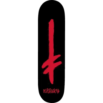 Skateboard Deathwish Gang Spray (black/red) 8.0