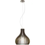 Eglo 61917 - Lustr na lanku TINDORI 1xE27/60W/230V pr. 38 cm hnědá