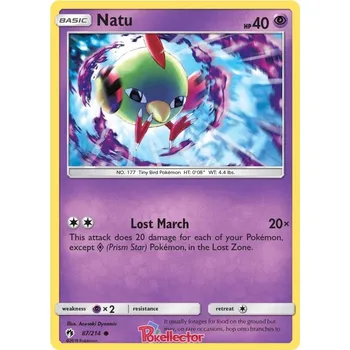 Karetní hra Natu 087/214 - Lost Thunder Typ karty: Non-Holo