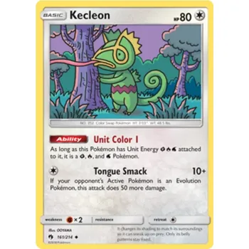 Sběratelská karetní hra Kecleon 161/214 - Lost Thunder Typ karty: Non-Holo