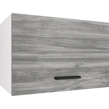 Kuchyňská skříňka Kuchyňská skříňka Belini nad digestoř 60 cm šedý antracit Glamour Wood TOR SGP60/2/WT/GW1/0/B1