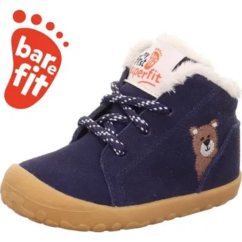 Dívčí obuv Dětské zimní boty barefoot Superfit 1-009668-8000 Flummi na tkaničky | Botonozka.cz Velikost: 20