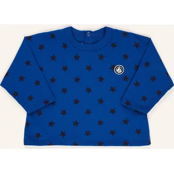 Pánské tričko Petit Bateau Tričko S Dlouhým Rukávem pro miminko, černá /...