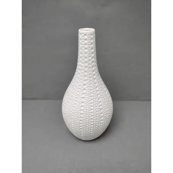 Keramická váza bílá 27 cm