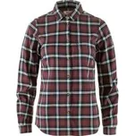 Fjällräven Övik Flannel Shirt Women Port-Breeze Blue červená S