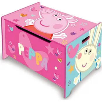 úložný prostor na hračky Arditex Dřevěná truhla PEPPA PIG růžová