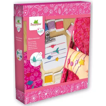 Výtvarná sada Výroba šperků - mini makramé náramky