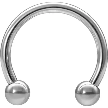 Piercing Titanový piercing micro circular Barbell :: 1,2x10x3mm