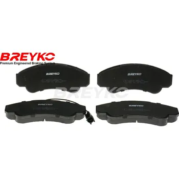 Brzdová destička Sada brzdových destiček, vždy 4 kusy v sadě DAVID VASCO Z1518