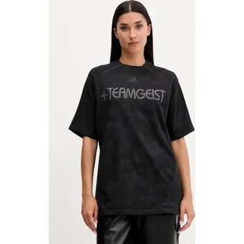 Bavlněné tričko adidas Originals Rhinestone Tee KF3113 černá 99X, vel. S