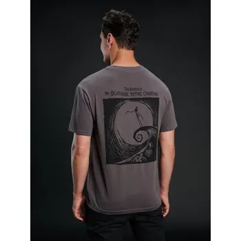 Sinsay - Tričko s potiskem na zádech Nightmare Before Christmas - šedá - 479EY-90X - 479EY-90X-S