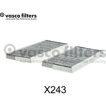 Kabinový filtr Filtr vzduchu v interiéru DAVID VASCO X243