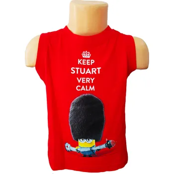 Chlapecké tričko Sun City Chlapecké tílko MIMONI letní červené Barva: Červená, Velikost: 116