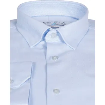 Pánská košile FERATT Košile DORLAN světle modrá SLIM Velikost: XXL
