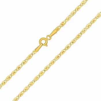 Řetízek Zlatý řetízek Valentino ze žlutého zlata s mírně broušenými očky - 2 mm varianta 42 cm FNN1081NGY-42 cm