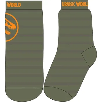 Eplusm Ponožky JURSKÝ SVĚT single zelené chlapecké Barva: Zelená, Velikost: 23/26