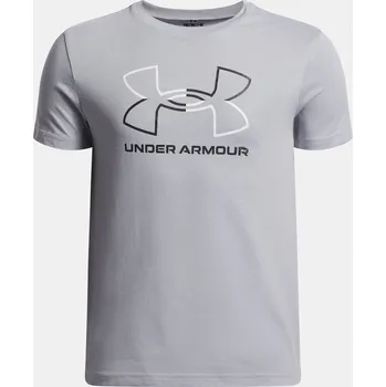 Chlapecké tričko Under Armour UA GL FOUNDATION SS-GRY - Kluci Under Armour šedá 3395830