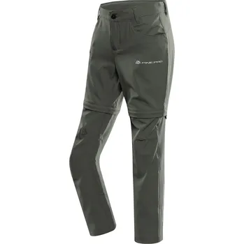 Chlapecké kalhoty Alpine Pro Nesco 2 Dětské outdoorové kalhoty - odepínatelné KPAE371 olivine 152-158