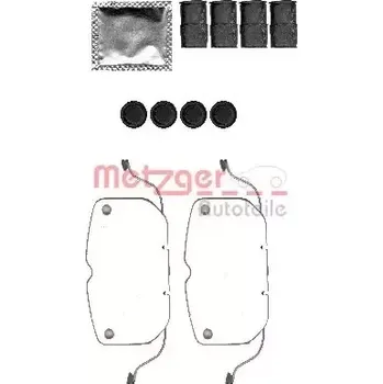 Přislušenství brzdového systému METZGER Sada příslušenství obložení kotoučové brzdy MTG 109-1792