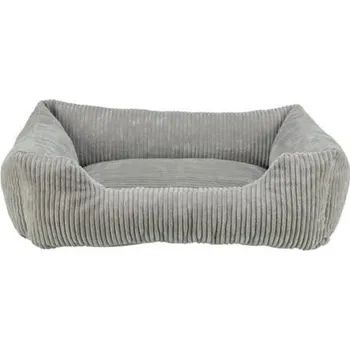 Pelíšek pro psa Trixie Vital Bed JONNA ortopedický obdélníkový pelech, manšestrový plyš, šedá Velikost: 120 x 80 cm