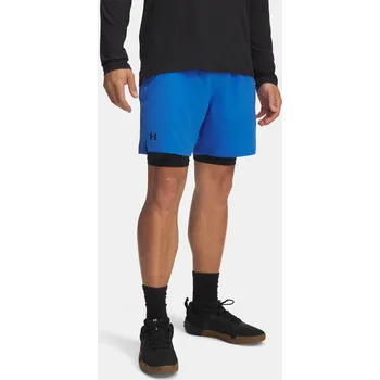 Pánské kraťasy Under Armour UA Vanish Woven 2in1 Sts-BLU - Pánské Under Armour černá | modrá 3395934