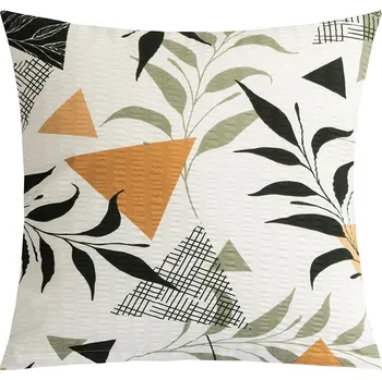 Povlak na dekorativní polštářek Povláček krepový Krémová,Oranžová,Šedá BX12913 - 40x40 cm