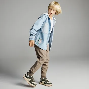 Reserved - Bavlněné kalhoty - kávová - 162FI-84X - 162FI-84X-122