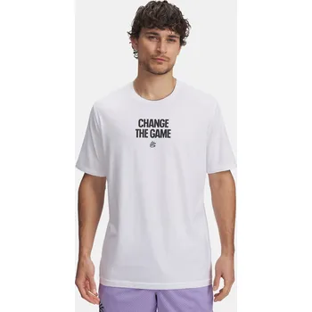 Pánské tričko Pánské tričko Under Armour Curry Playable Tee 1-WHT 6007304-100 Bílá MD