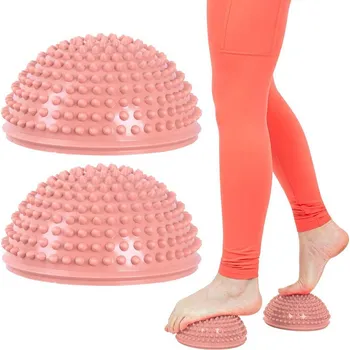 Masážní přístroj Insportline Balanční a masážní podložka na chodidla inSPORTline Uossia Barva mocha mousse