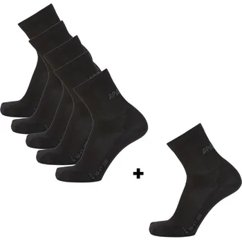 Dámské ponožky APASOX set SOLO černý | Akce 5+1 ZDARMA Velikost: 35-38