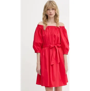 Dámské šaty Šaty Liu Jo červená barva, mini, VA5177.TS330 29X, vel. M