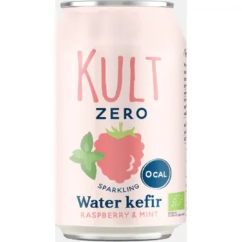 Limonáda Kult Bio vodní kefír Malina & Máta