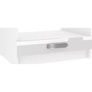 Kuchyňská skříňka Kuchyňská skříňka Belini spodní pro vestavnou troubu 60 cm bílý lesk bez pracovní desky INF SDP60/0/WT/W/0/F