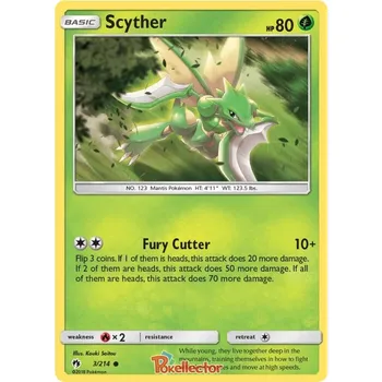 Karetní hra Scyther 003/214 - Lost Thunder Typ karty: Non-Holo