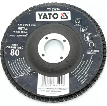 Brusný kotouč Lamelový kotouč šikmý 125mm zrnitost 80 BZ125080